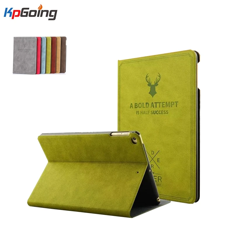 

Fashion for IPad Air 2 Smart Awakening Leather Luxury Cover Deer Leather Jacket Protection for IPad Air 2 Wholesale