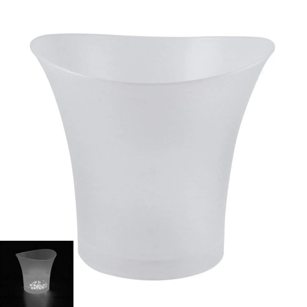 LED Ice Bucket Champagne Wine Beer Cooler Xmas Party 5L - Цвет: Multi