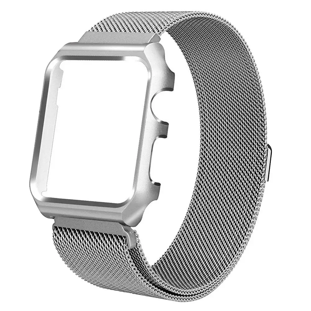 

Stainless Steel Magnetic Mesh Watch Band Strap for Apple Watch Series 1/2/3/4 SANWOOD