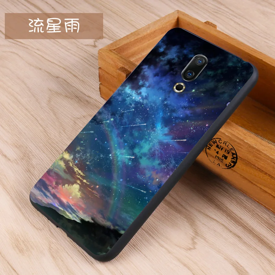 

For Meizu 16 Plus Soft TPU Protective Cartoon Soft Silicone Premium Back Cover For Meizu 16 6.0"Meizu 16 Case 16th Full Cover