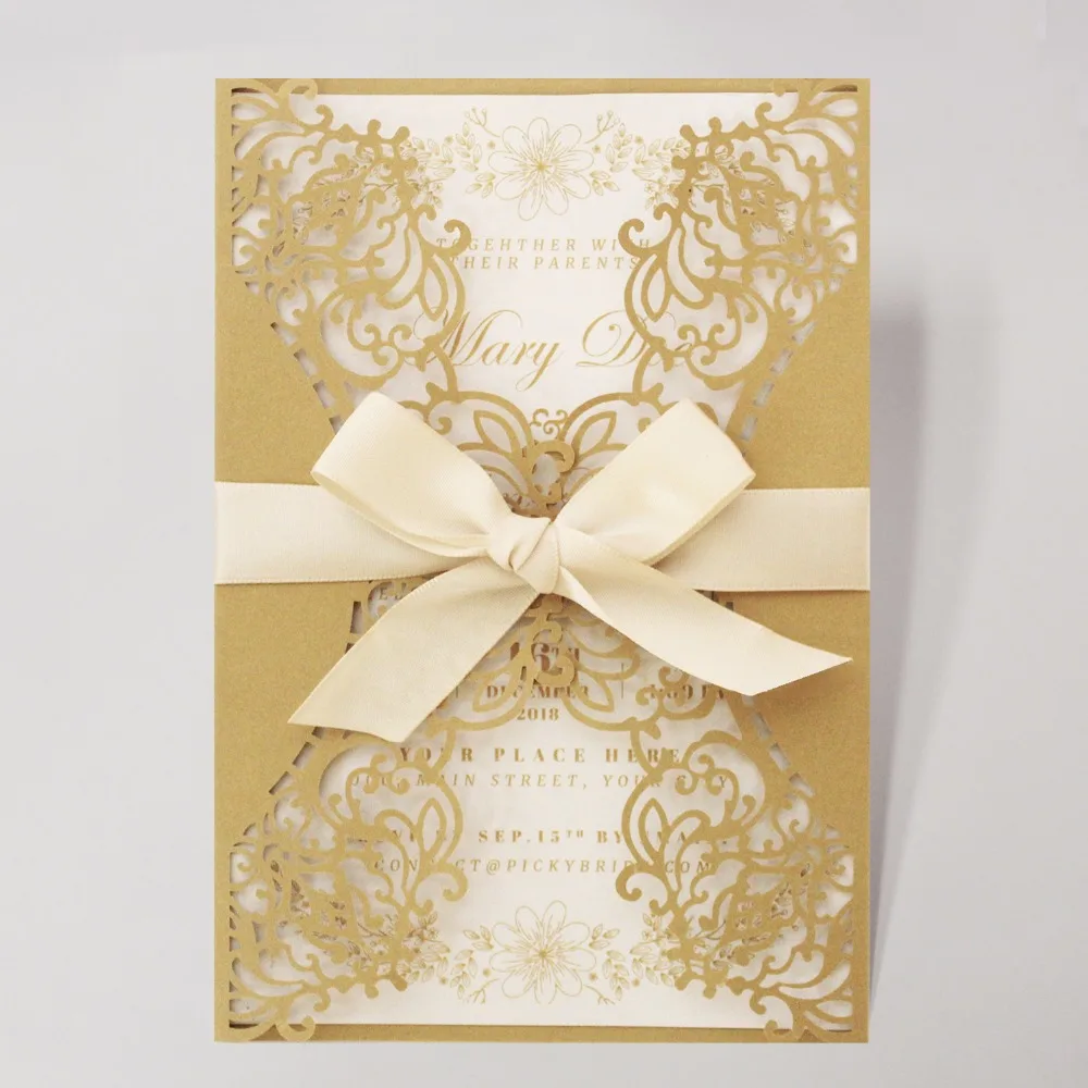 Unique Lace Invitation Cards