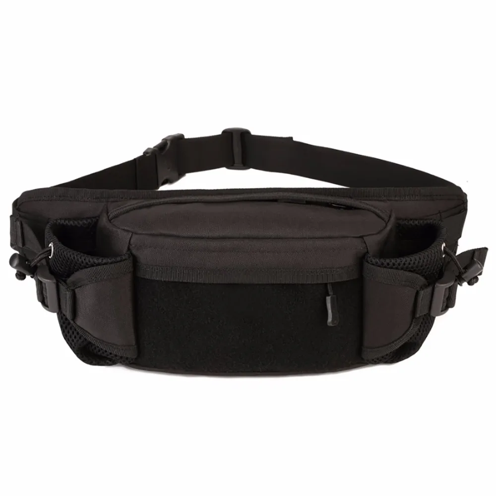 

High Quality Men Waterproof Durable Nylon Fanny Waist Bag Hip Belt Military Kettle Bag Casual Travel Crossbody Chest Day Pack