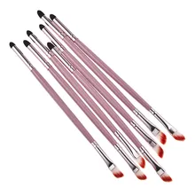 GRACEFUL pink handle Multifunctional Fiber Sponge Makeup Brush Double Sided Eye Shadow Lip Brushes FREE SHIPPING AUG9