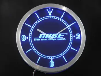 

nc0429 Theater Systems Speakers Neon Sign LED Wall Clock