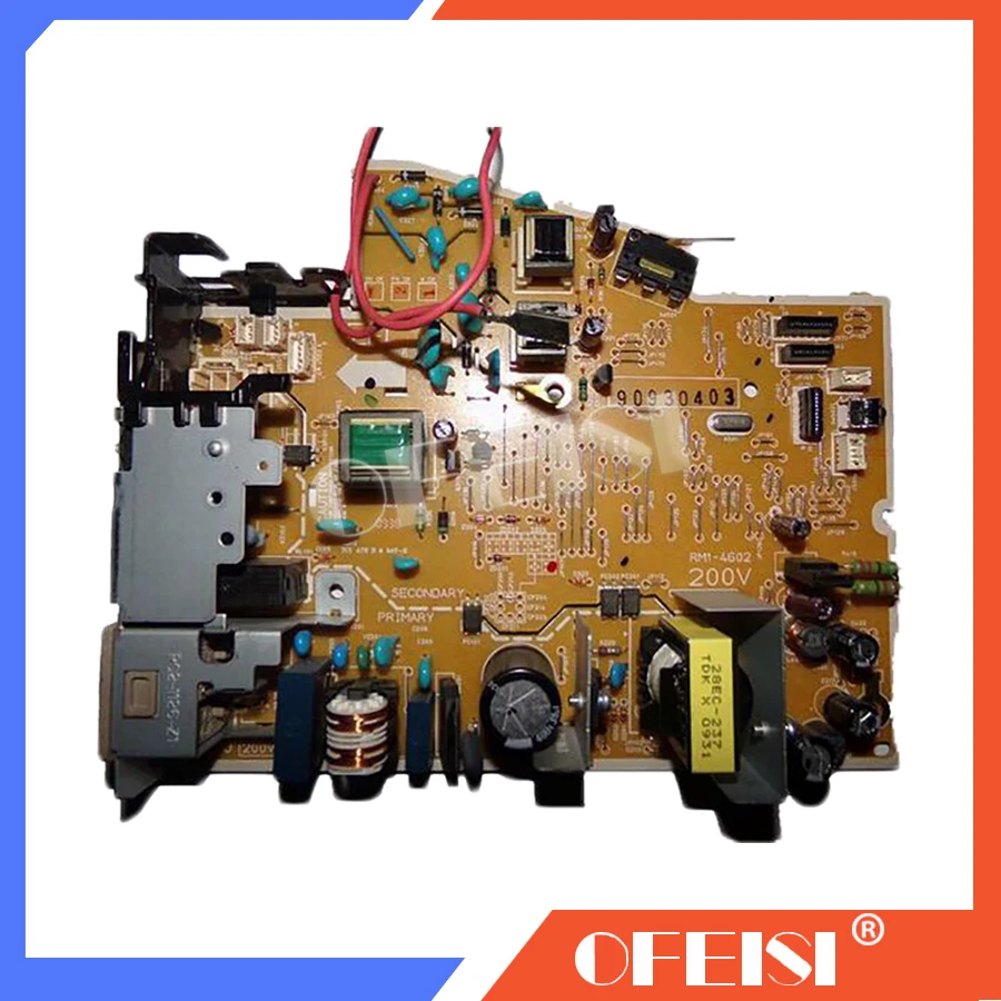 شحن مجاني 100% اختبار الأصلي ل HP P1005 P1006 P1008 امدادات الطاقة مجلس RM1-4602-000 RM1-4602 طابعة جزء على بيع
