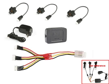 

Original Zino H117S Battery 3-in-1 Charing Combo Set Connecting Cable+Balance Charger+Adapter Fr Hubsan ZINO Drone