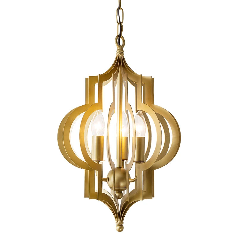 Designer-room-golden-LED-pendant-lamp-light-foyer-dinning-living-kitchen-room-hanging-light-lamp-copper