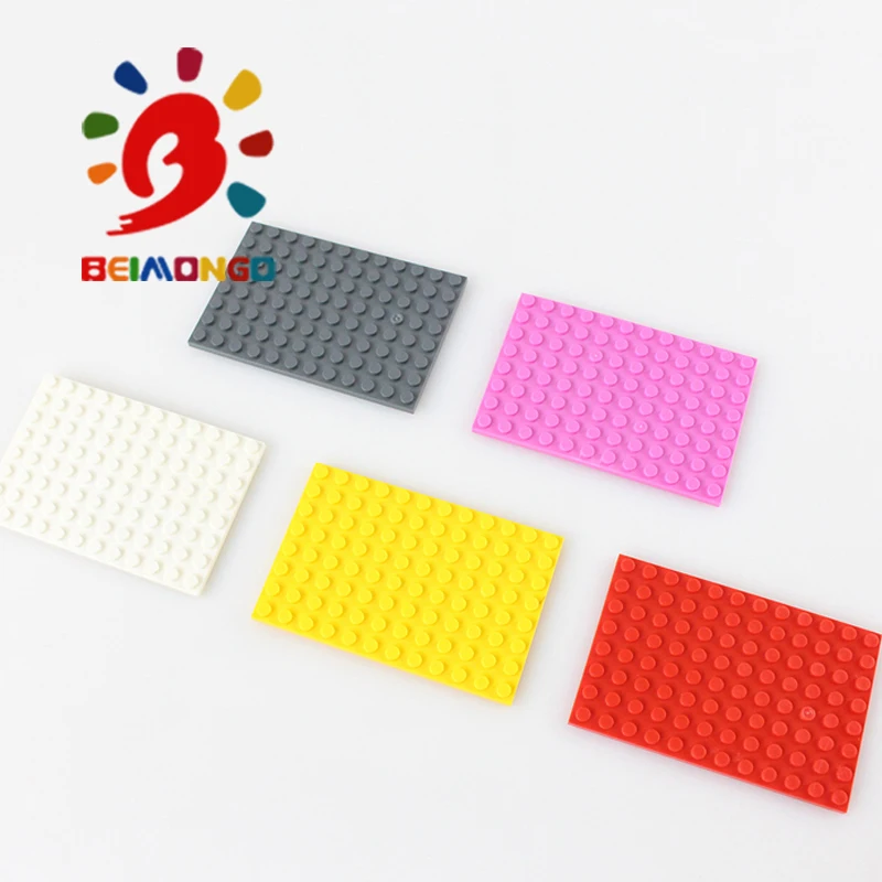 

Free Shipping!BEIMONGO Blocks Plate 8x12 Building Blocks 10PCS Educational & Intelligent DIY Kids' Toys can be compitabled