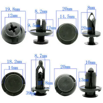 

Car Rivet Clip Moulding Plastic Assortments Bumper Retainer Fastener Mud Push Pin 8mm-10mm Body Auto