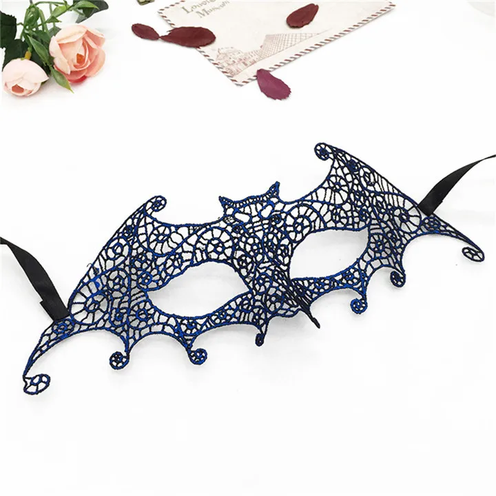 Neweat Bat кружева маска для Для женщин вечерние украшения для взрослых золотые кружева полые смешные маски Многоцветный маскарад Хэллоуин маска