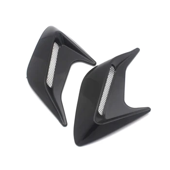 

New 2Pcs DIY Car Auto Decorative Side Vent Air Flow Guard Intake Stickers
