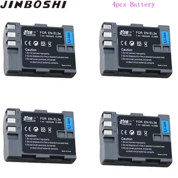 

New 4Pcs EN-EL3e EN EL3e ENEL3e Batteries For Nikon D30 D50 D70 D70S D90 D80 D100 D200 D300 D300S D700 Digital Camera