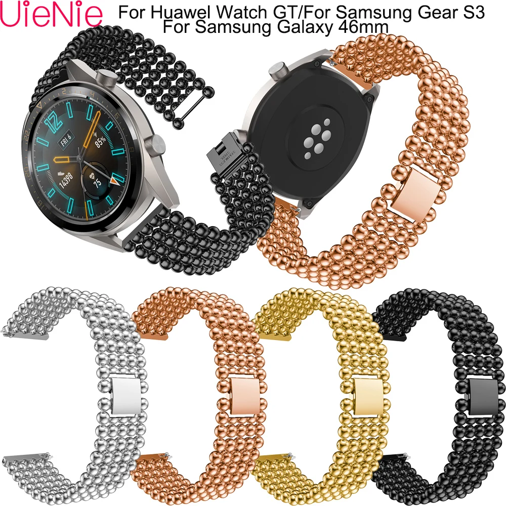 22 мм браслет для samsung gear S3/Galaxy 46 мм Frontier/классический сменный ремешок для часов Huawel GT браслет