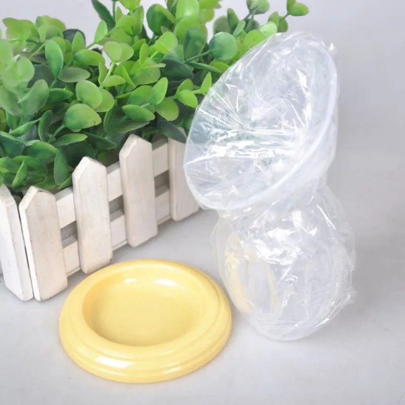

Transparent Silicone Breast Pump Storage Container Breastpump Breast Feeding Manual milk collector