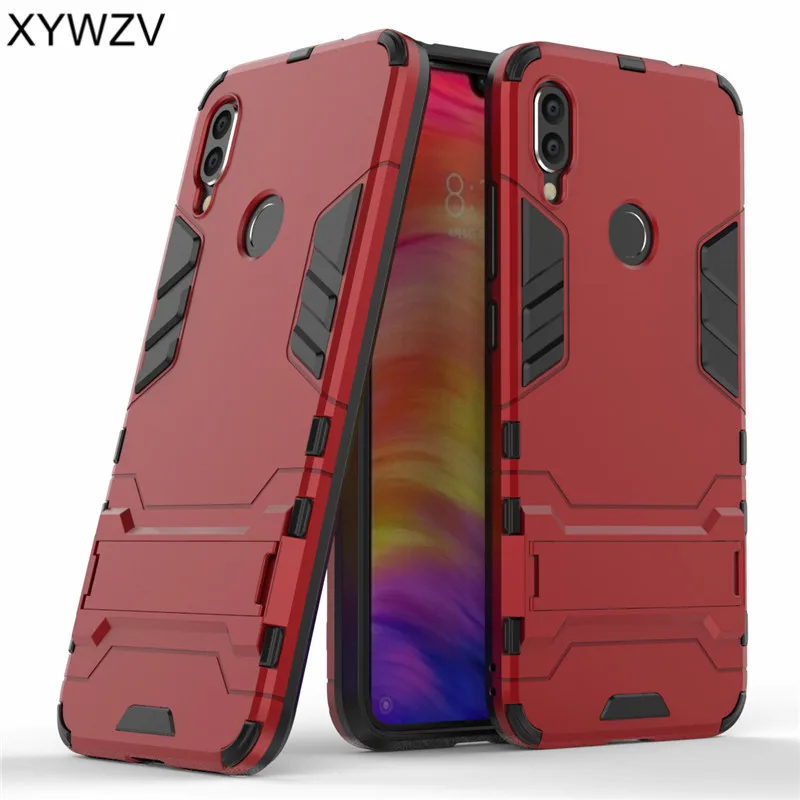 

Xiaomi Redmi Note 7 Case Armor Rubber Hard PC Phone Case For Xiaomi Redmi Note 7 Back Cover For Xiaomi Redmi Note 7 Phone Holder