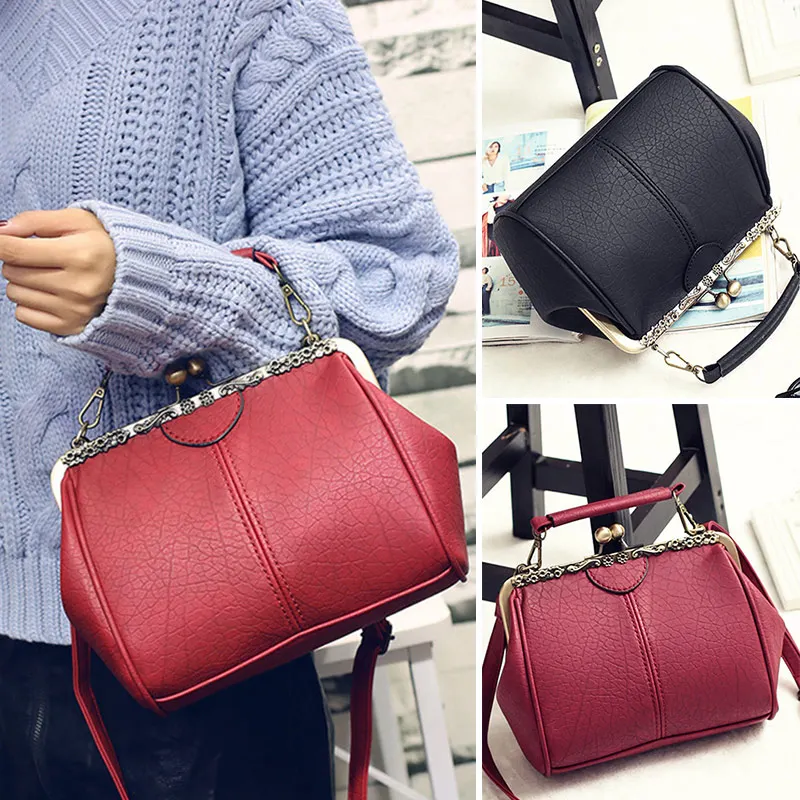 

Metal Ruched Pearl Hasp Female Handbags Luxury Lychee Pattern Women Crossbody Bag Fashion Style Multifuction Lady Shoulder Bags