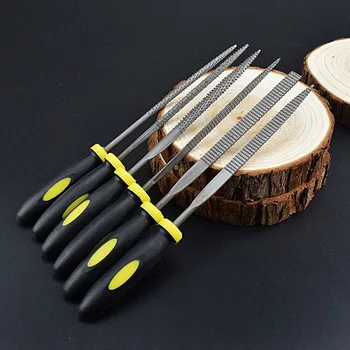 

Wood Carving Tool Mini File Set Microtech Needle Rasp Woodworking Files Hobby Hand Diy Folder Metal Filing Flat Tool 14cm