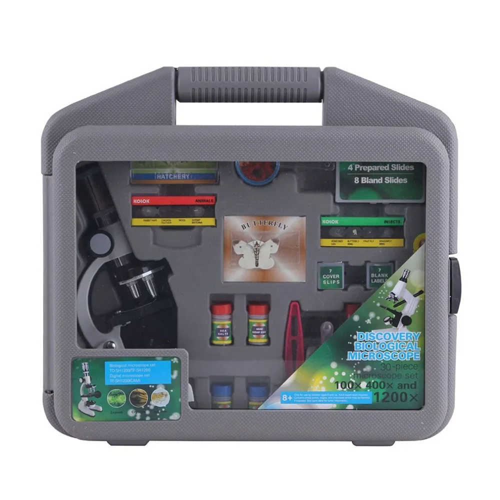 

New Students Fashion Creative HD High Power Portable Microscope 1200 Times Zoom Zoom Mirror With LED Light For Observed