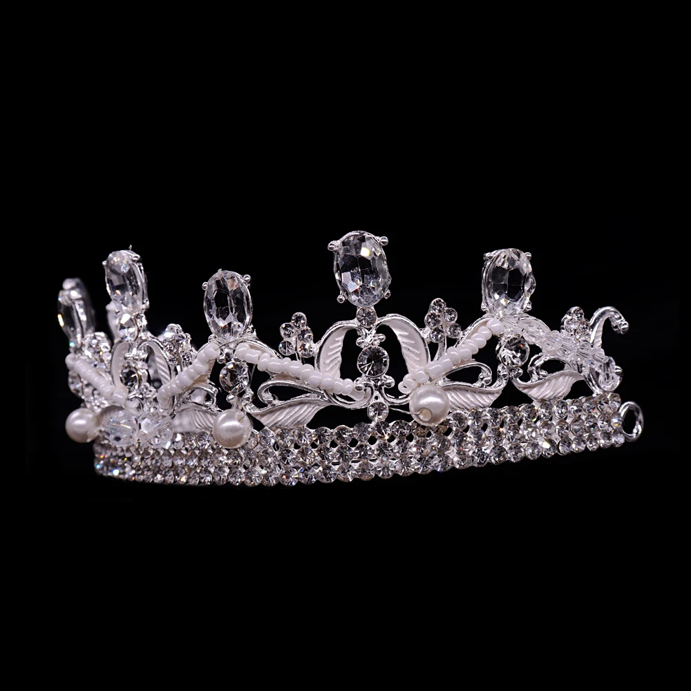Популярная Тиара с кристаллами в стиле барокко красота чемпион Королевская