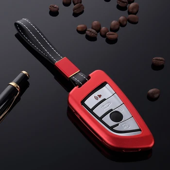 

High Quality Car Aluminium Alloy Key Holder Cover Bag Shell For BMW 1 2 5 Series 218i X1 F48 X5 X6 F15 Car Accessories