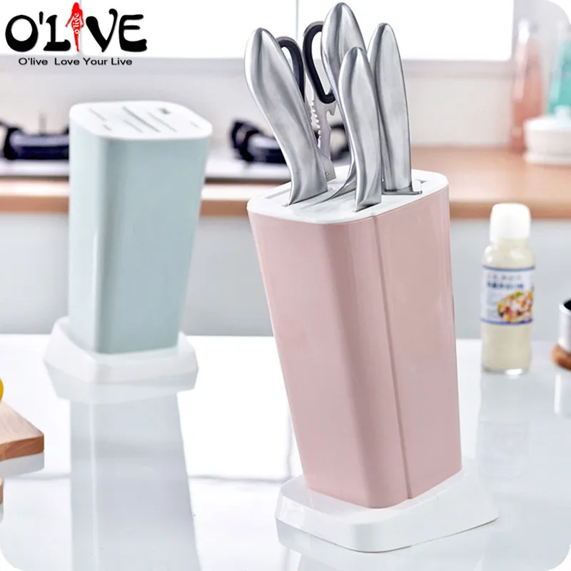 Hot-Sale-Knife-Block-Multifunction-Knife-Shelving-Rack-Home-Storage-Tool-PP-Plastic-Kitchen-Knives-Holder (2)