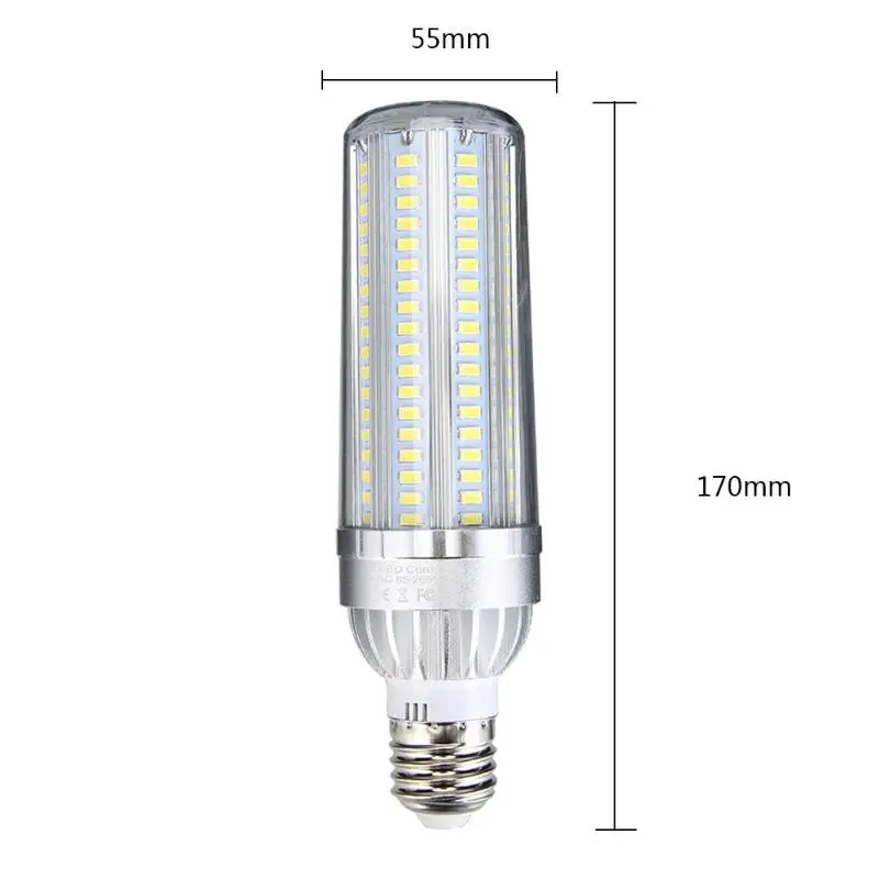 Высокая Мощность E26 E27 светодио дный кукурузы лампы 50 Вт 110 V 220 V светодио дный Кукуруза лампочка Алюминий Вентилятор охлаждения без мерцания