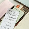 Planificador diario semanal, pegatinas de notas adhesivas de dibujos animados, papelería coreana, para hacer lista, suministros de oficina, nuevo ► Foto 3/5
