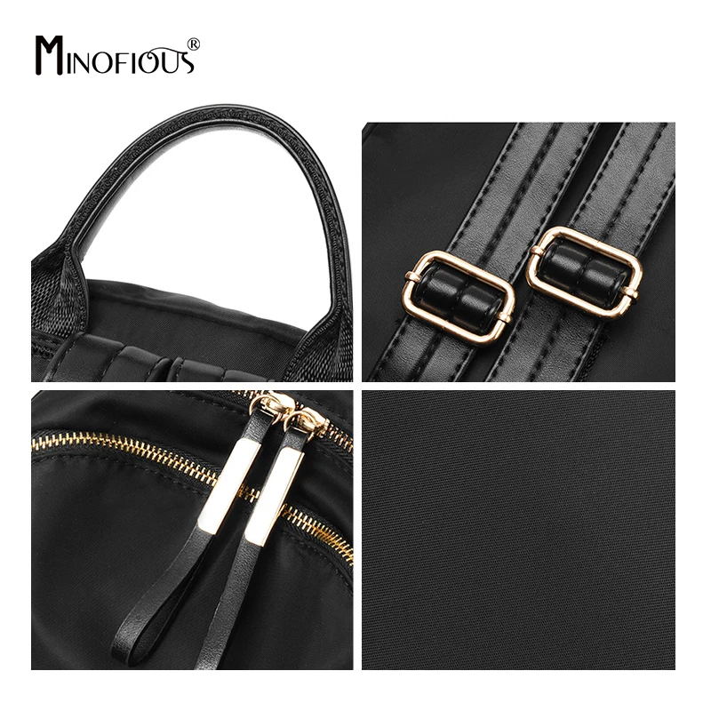 Многофункциональный рюкзак из искусственной кожи MINOFIOUS модные повседневные