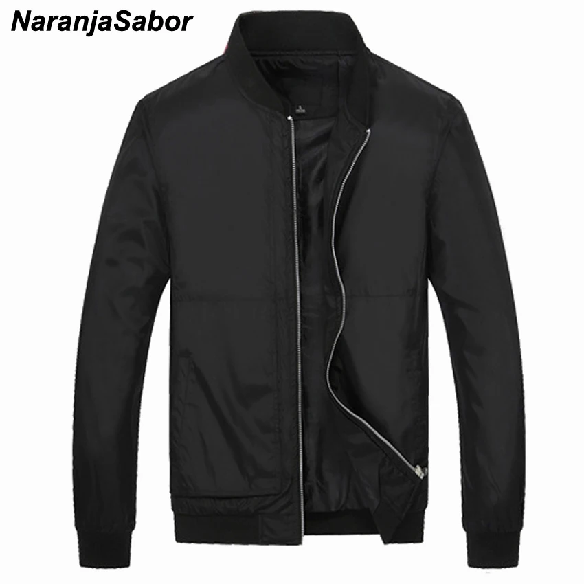 NaranjaSabor الربيع الخريف الرجال جاكيتات جديد الذكور قميص عارضة الأزياء سليم صالح معطف سترة واقية الرجال العلامة التجارية الملابس 4XL N412