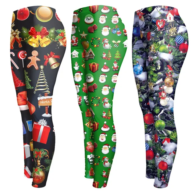 hot women autumn winter skinny leggings fashion christmas print casual slim elastic leggings sexy hip push - Christmas Print Leggings hot women autumn winter skinny leggings fashion christmas print casual slim elastic leggings sexy hip push - Christmas Print Leggings