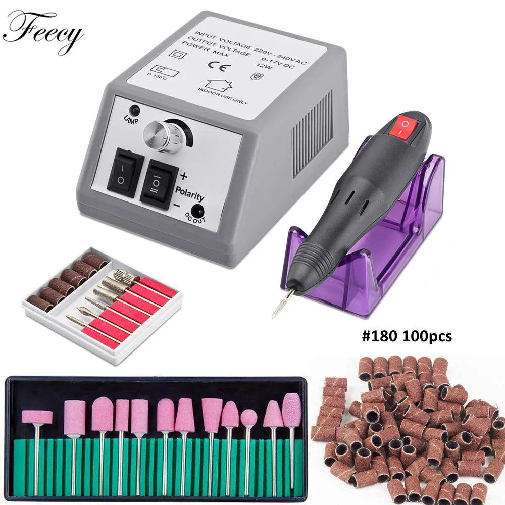  Electric Manicure Machine Set Nail Pen Professional Pedicure Nail Drill Bits Kit Milling Cutter For