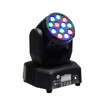 

LED 12x3W RGBW Wash Moving Head Light RGBW DMX 512 mini Wash LED Lamp Stage Lighting Effect Perfect For Concert Productions