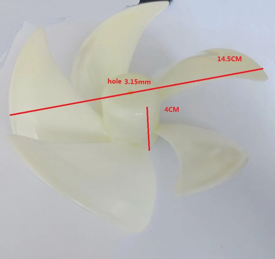 14,5 см части холодильника холодильник охлаждающий моторный Вентилятор лезвие центрального отверстия 3,15 мм 4 см высотой