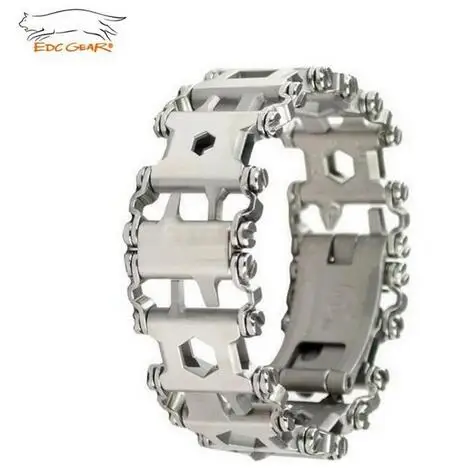 

EDCGEAR 17-4 stainless steel outdoor 29 kinds of multi-functional tool bracelet. Portable tools