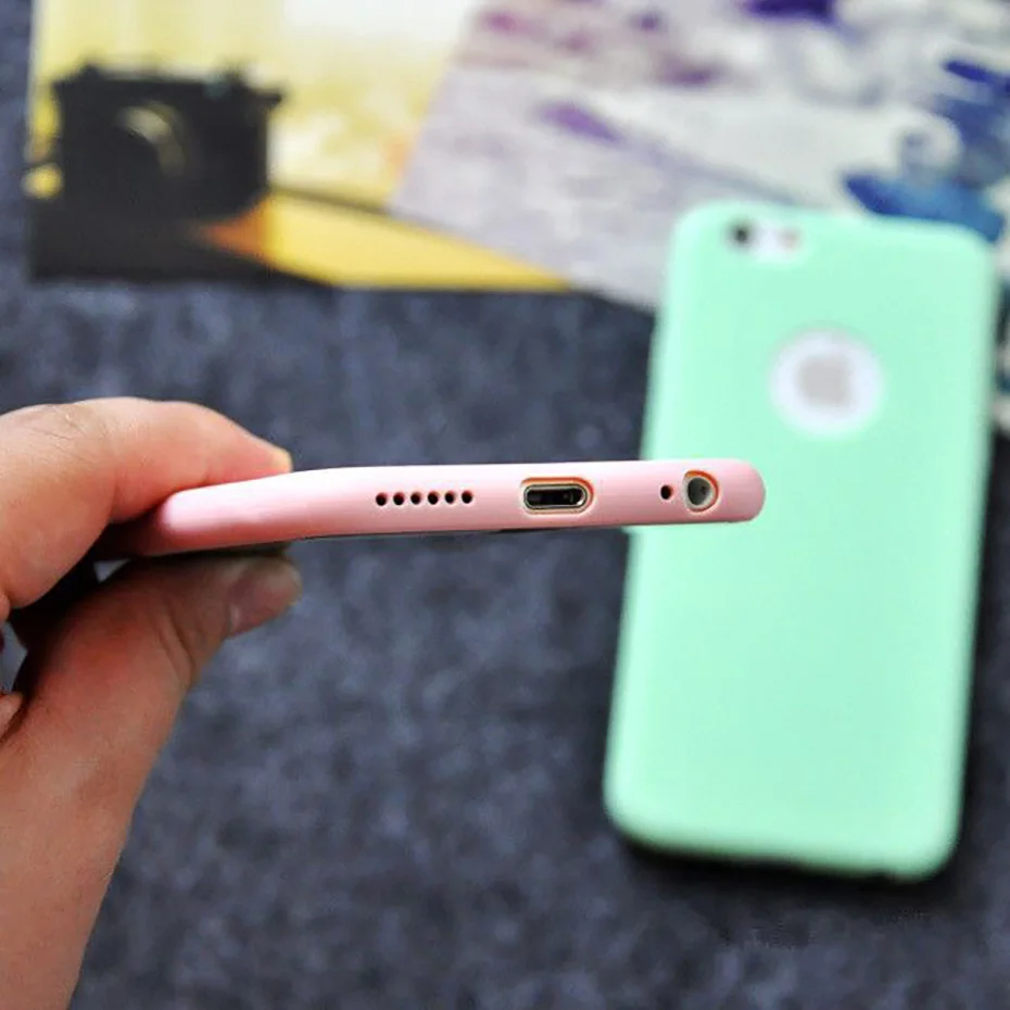 MOUSEMI Soft Case For iPhone 6 8 Plus X Case Protection Silicone Cute Pink Protective Back Phone Cases 5S For iPhone 6s 7 Case (5)