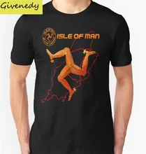 Международный Остров Мэн TT (Tourist Trophy) Футболка Мужчины % 100 Хлопок Короткий рукав Мода О-Образным Вырезом Принт Футболка