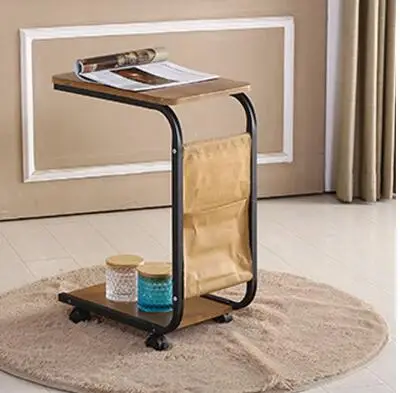 Portable tea table with a few side table with round table, simple tea table,.