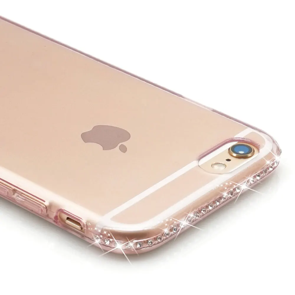 Ascromy For iPhone 7 Case Glitter Silicone Transparent Cover For iPhone X S Max XS XR 8 Plus 6 6S Bling Luxury Case Accessories (11)
