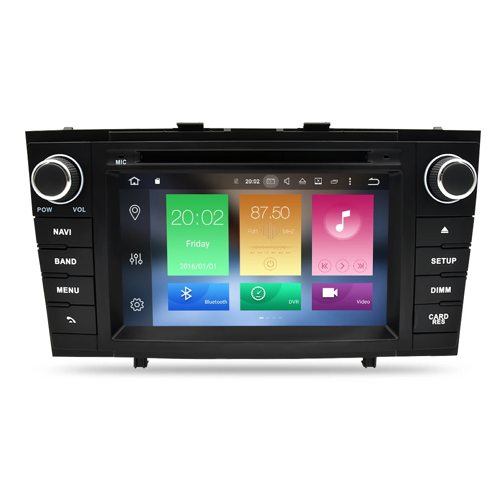 Цена Octa Core Android 9,0 автомобиля Радио DVD font b gps b font навигации мультимедийный проигрыватель для Toyota Avensis T27 2009 2015 Авто аудио стерео головное устройство