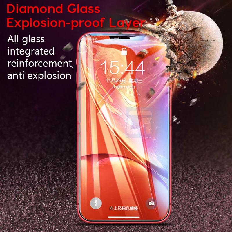 99D защитное стекло с изогнутыми краями для iPhone X 8 7 6S Plus закаленное XS MAX XR Защитная