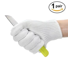 Устойчива К Порезам анти-резка перчатки носимых анти-стекло царапин белый провод рабочие перчатки с металлической сетки сайту Butc перчатки защитные рабочие перчатки защитные перчатки защита