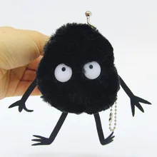 Хэллоуин Япония Хаяо Миядзаки Мой сосед Тоторо черный угольный шарик углеродная пыль спрайт шерстяная ткань с мягкой реквизит косплей