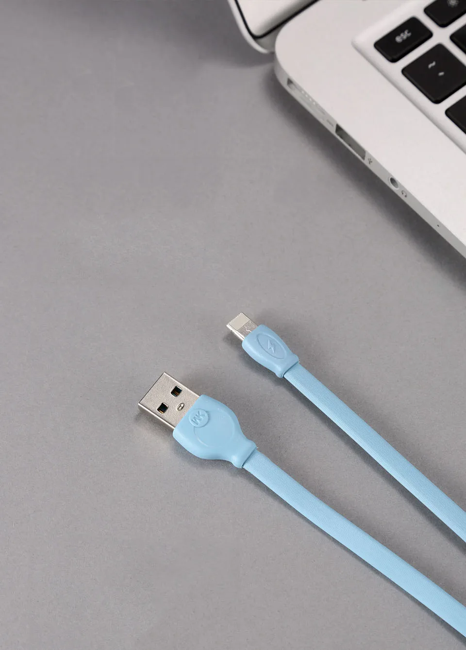 WK 2,4 A Быстрый зарядный плоский кабель USB от Micro до USB передачи данных ПВХ тире шнур 1 м для Xiaomi/samsung/Nokia/Android планшета