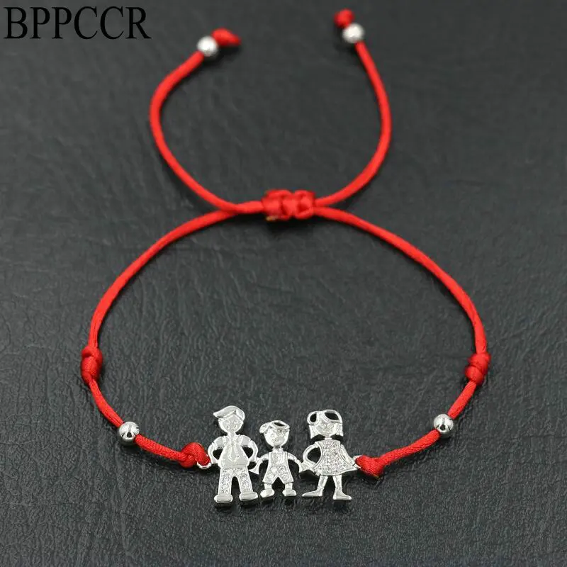 BPPCCR для всей семьи папы и мам дочек одежда мальчиков девочек счастливые браслеты
