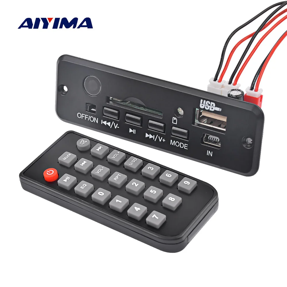 Плата усилителя AIYIMA Bluetooth 4 0 3 Вт * 2|Усилители мощности| |