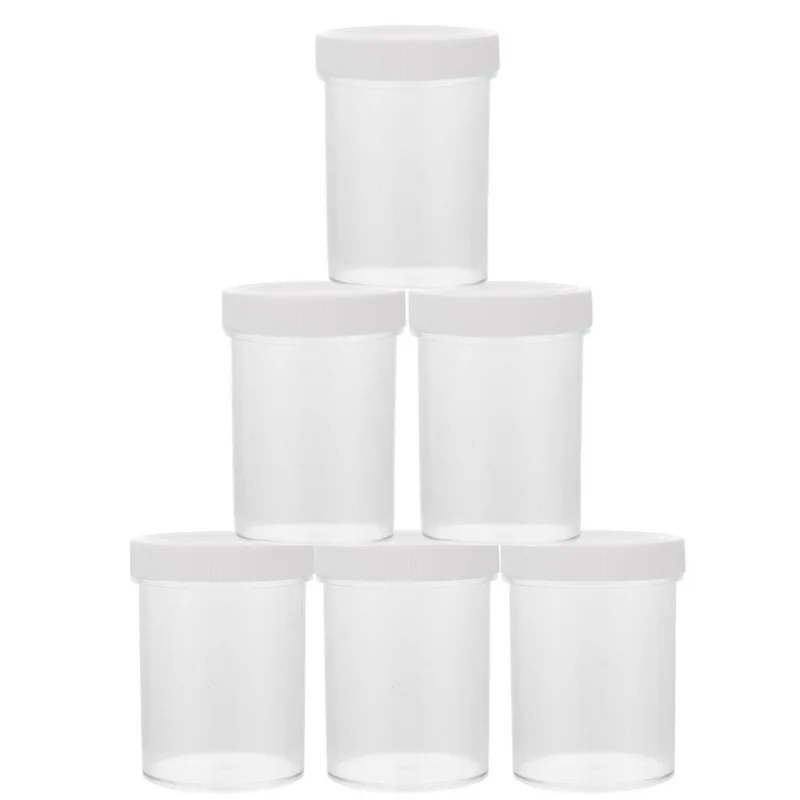 Hoomall 1 шт. 120 мл Пластик коробка для хранения бутылка Прозрачный Jar Widemouth чехол