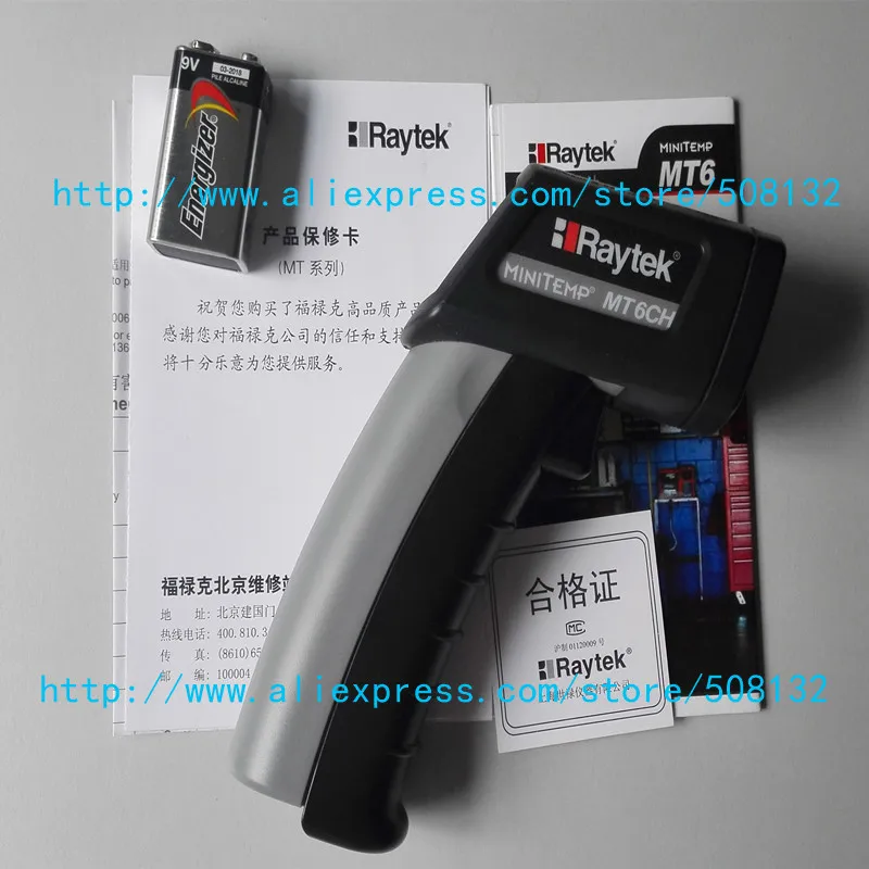 

Raytek MT6 Infrared Mini Temp Laser Thermometer IR Gun MT6CH