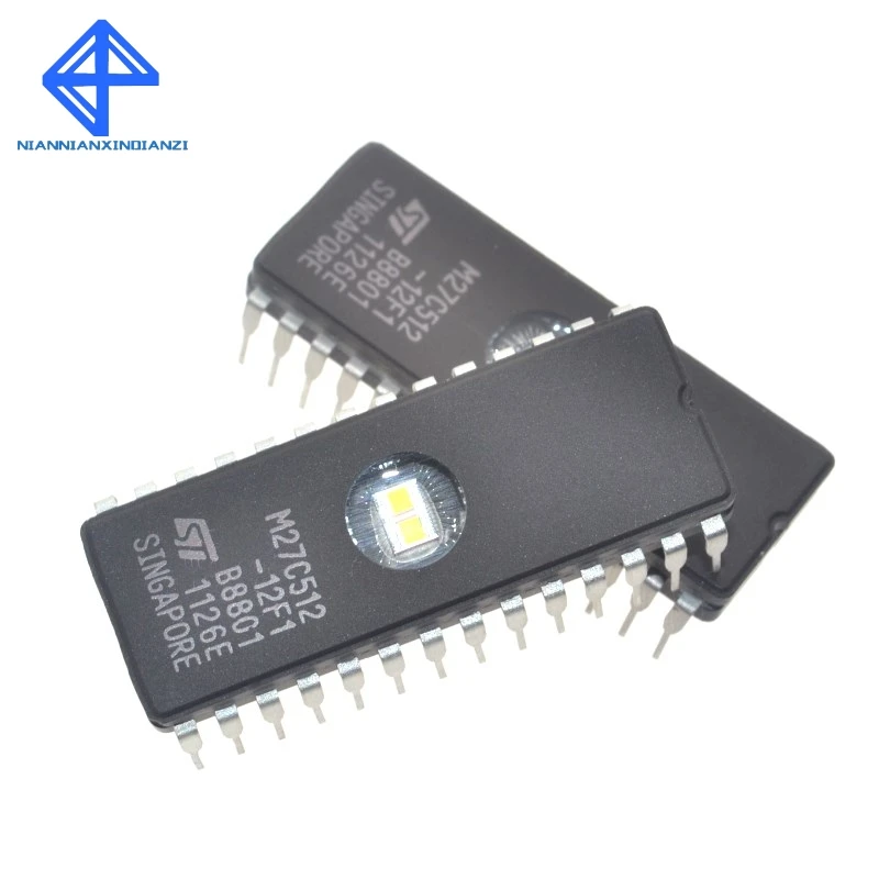 Бесплатная доставка 10 шт. новинка флэш накопитель IC 27C512 DIP 28 EPROM|Интегральные
