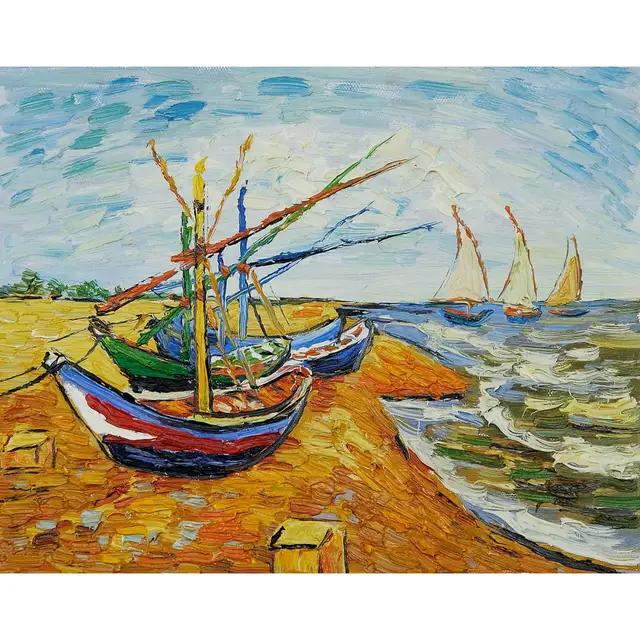 High quality Vincent Van Gogh paintings for sale Boats at