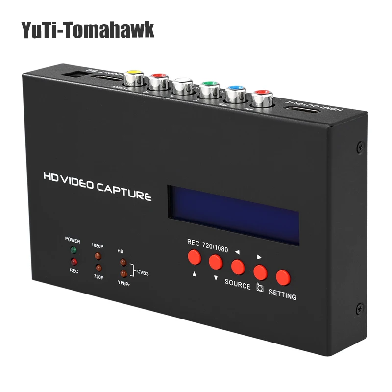  EST Ezcap283S YPbPr Recorder Box With Scheduled Recording 1080P HDMI Game Capture for XBOX One/360 
